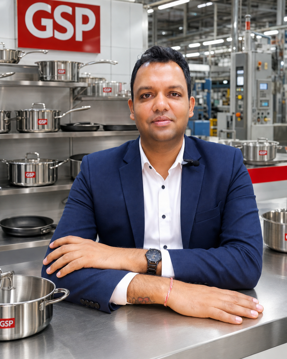GSP Cookware manufacturing facility in New Delhi